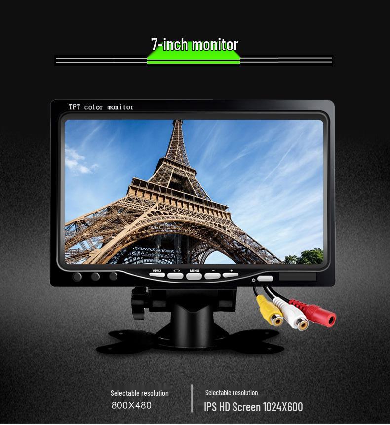 S720 7" HD HDMI VGA Desktop Monitor for Industrial Use