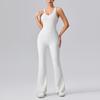 Slimming Yoga Dance Jumpsuit: Body-Shaping, Hip-Lifting, Micro-Flare Fitness Wear