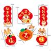 6x Chinese Year Refrigerator Magnets for Party Supplies Home Locker
