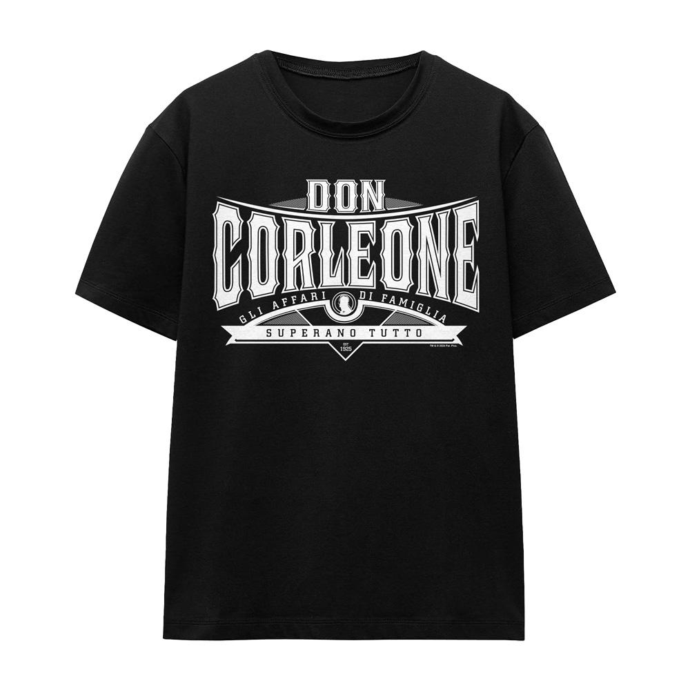 The Godfather Unisex Adult Don Vito Corleone Text T-Shirt