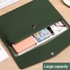 Leather Leather File Folder A4 Document Bag A4 Envelope Folder  School Office