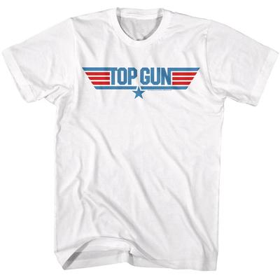 Top Gun Rot Weiß & Blau Film Logo Herren T-Shirt