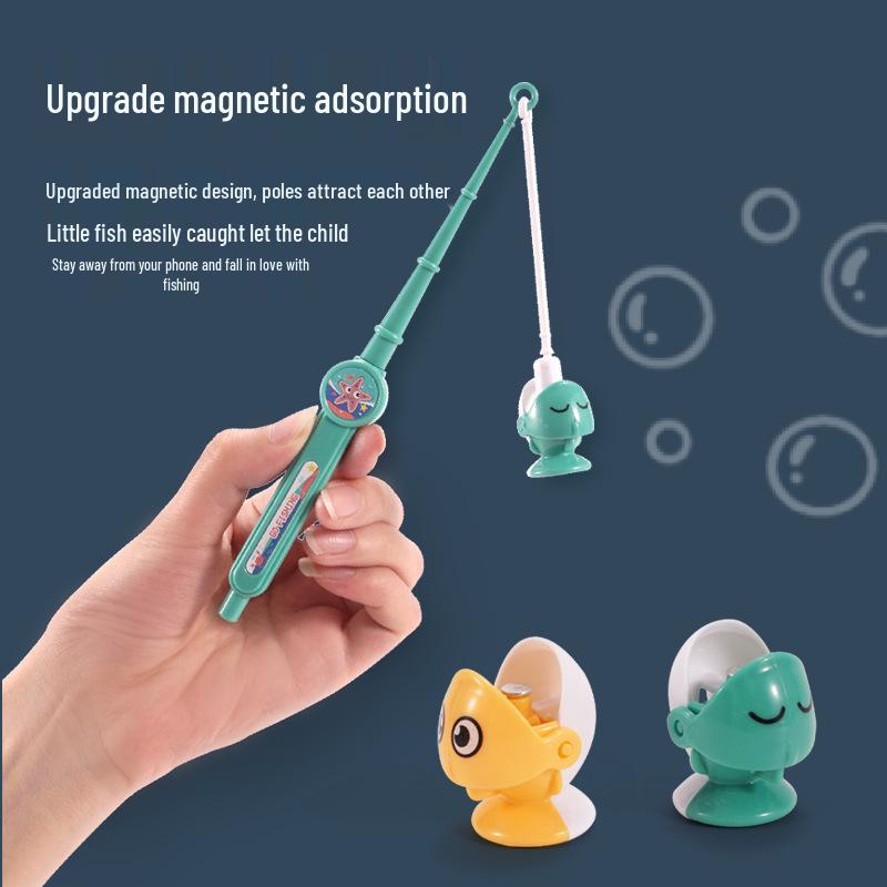 Interactive Rotating Crab Fishing Game - Cute Desktop Toy for Kids