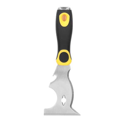 Multifunctional Putty Knife Thickened Blade Stainless Steel Paint Remover Scraper Tool with Slip Proof Handle 7.5cm 3in