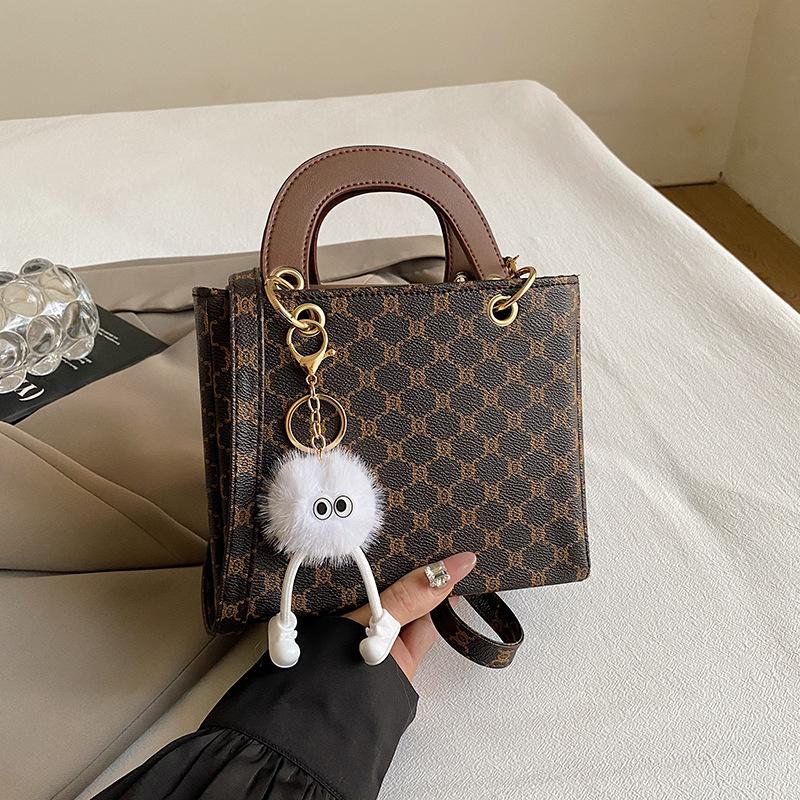 

Сумка-мессенджер на одно плечо, осенняя нишевая дизайнерская сумочка, трендовая, новая, милая, модная сумка-тоут Without pendant