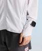 Leijibi [Set] Techflow Hydro Stand Neck Zip-Up Rash Guard + Swim Shorts Set M White