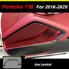 For Porsche 718 2016- Car-Styling 3D5D Carbon Fiber Car Interior Center Console Color Molding Sticker Decals Part Accessorie