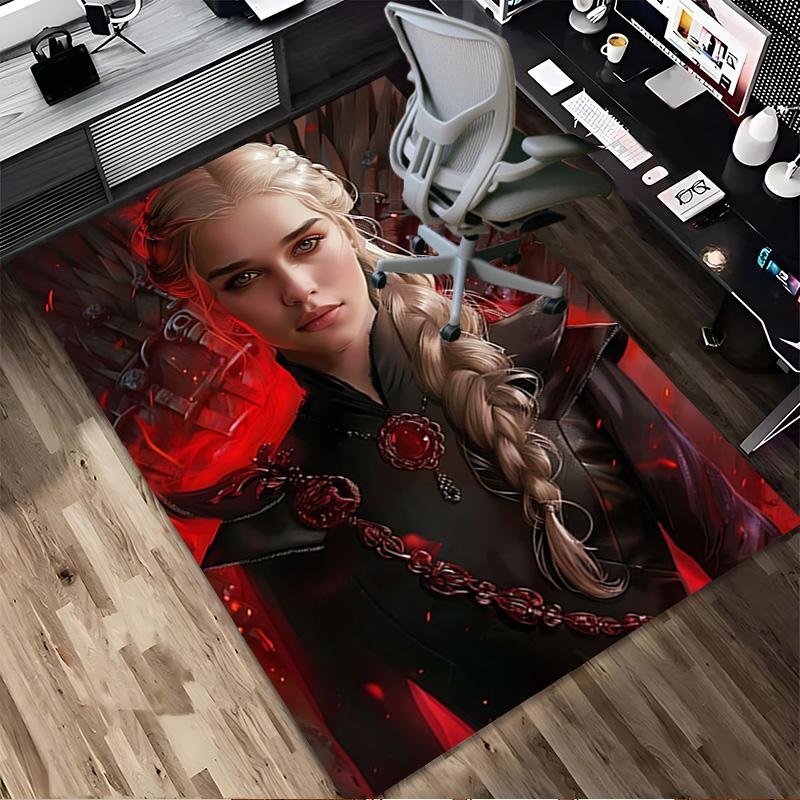 Dark Queen Living Room Non-Slip Area Rug Soft Carpet for Bedroom Game Playroom Sofa Office Home Decor Doormat Christmas Gift C9211434