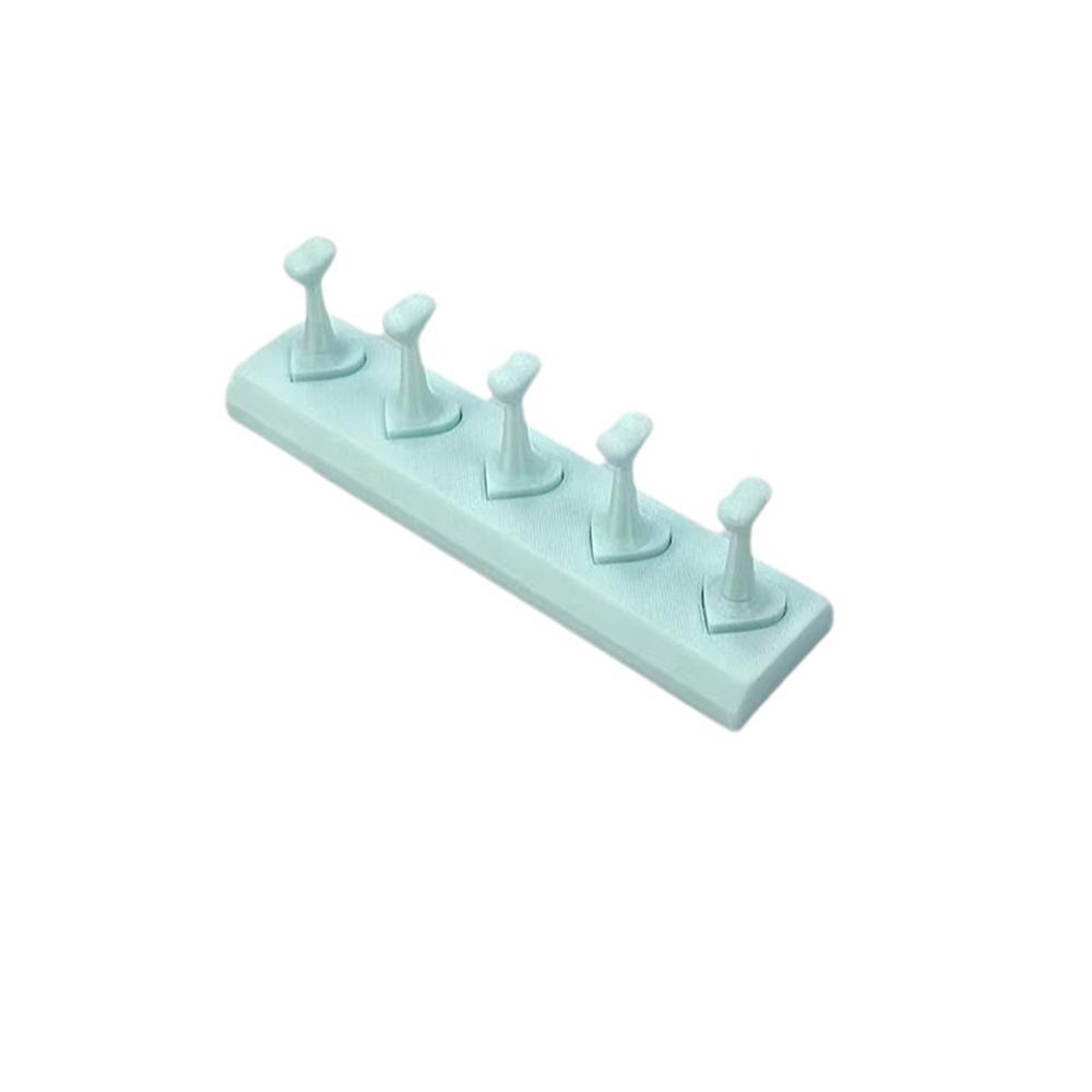 Non-Magnetic False Nail Display Rack 3D Print Non-magnetic Nail Rest Salon Setup светло-зеленый