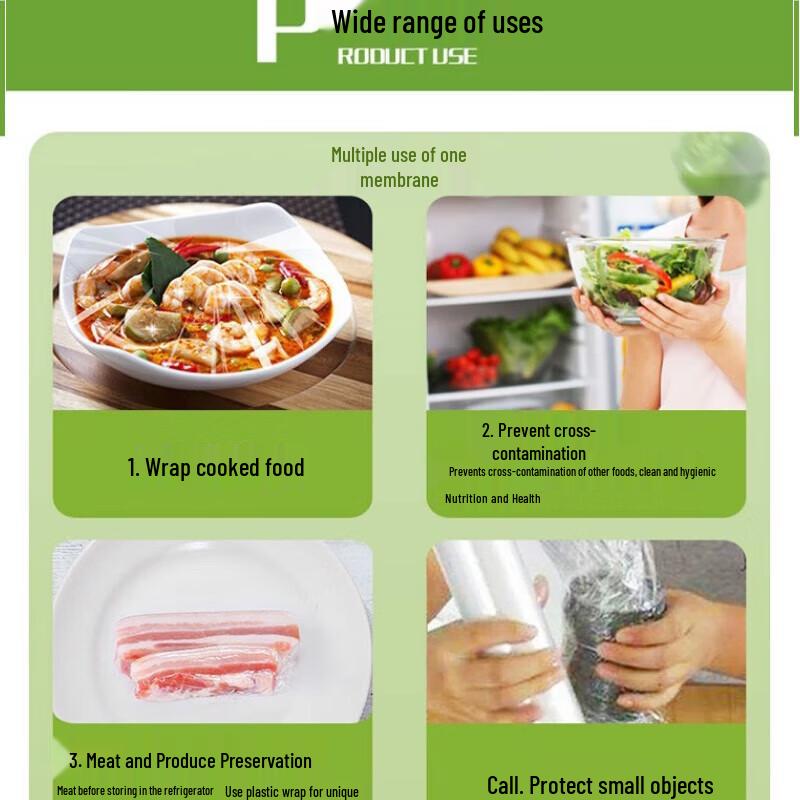 Miaojie PE Cling Film Combo Pack