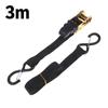 Car Cargo Lashing Strap 25mm Heavy Duty Ratchet Tie Down Belt 2/3/5M Weather Resistant for Travel Luggage Securing