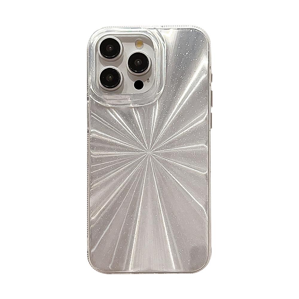 High End Sense Ins Aurora Laser Phone Case Suitable for 14 Apple 15pro Max Flash Powder Iphone13 Anti Fall 16