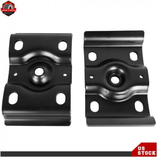 2PCS Rear Axle Spring U-Bolt Plate Bracket 99-10 For Ford F-250 F-350 Super Duty