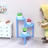 1/12 Dollhouse Mini Succulent Plant Storage Rack Display Storage Shelf Modern Style Doll House Furniture Ornaments Toys