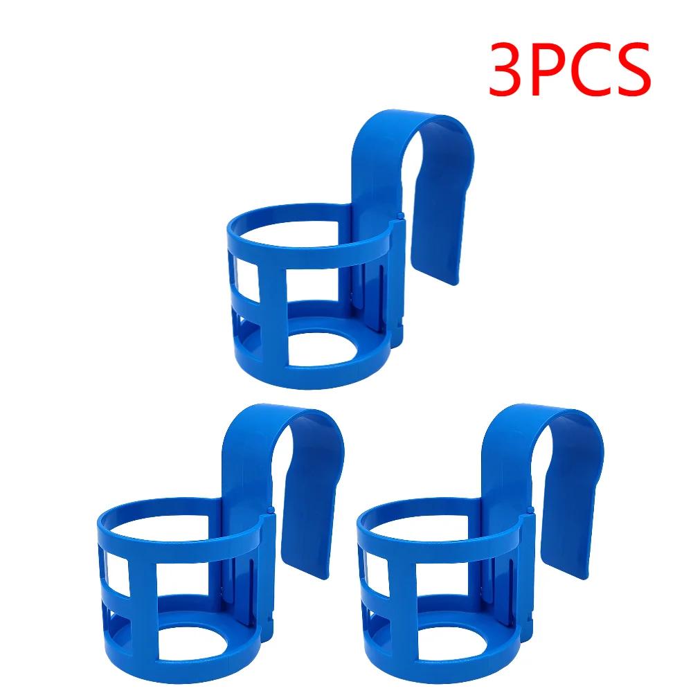 Swimming Pool Side Storage Shelf Reusable Beverage Drinks Beer Container Multifunctional Water Cup Hanging Rack Pool Accessories