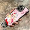 Anime Candy Candy Plating Phone Case For Iphone 16 17 Pro Max Air 16E 14 15 Plus 12 13 Mini Anti-Fall Airabag Cover