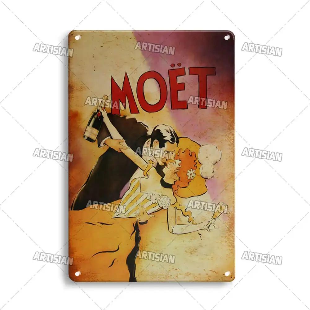 ARTISAN Retro Wein Metallschild Dekoposter Alkohol Wand Metall Blechschild Werbung Wanddeko Man Cave Club Metallplakette