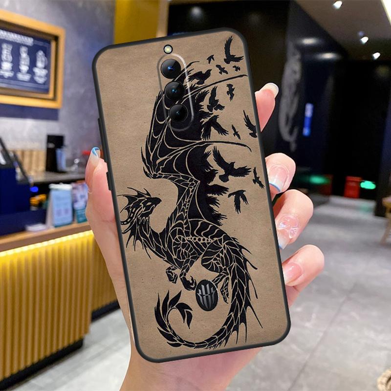 

Чохол Дракон Темна Тема Для Nubia Red Magic 6S 7S Pro 6 7 8 9 10 Pro 5G 6R RedMagic 8S 9S 8 9 10 Pro Plus For Red Magic 5G