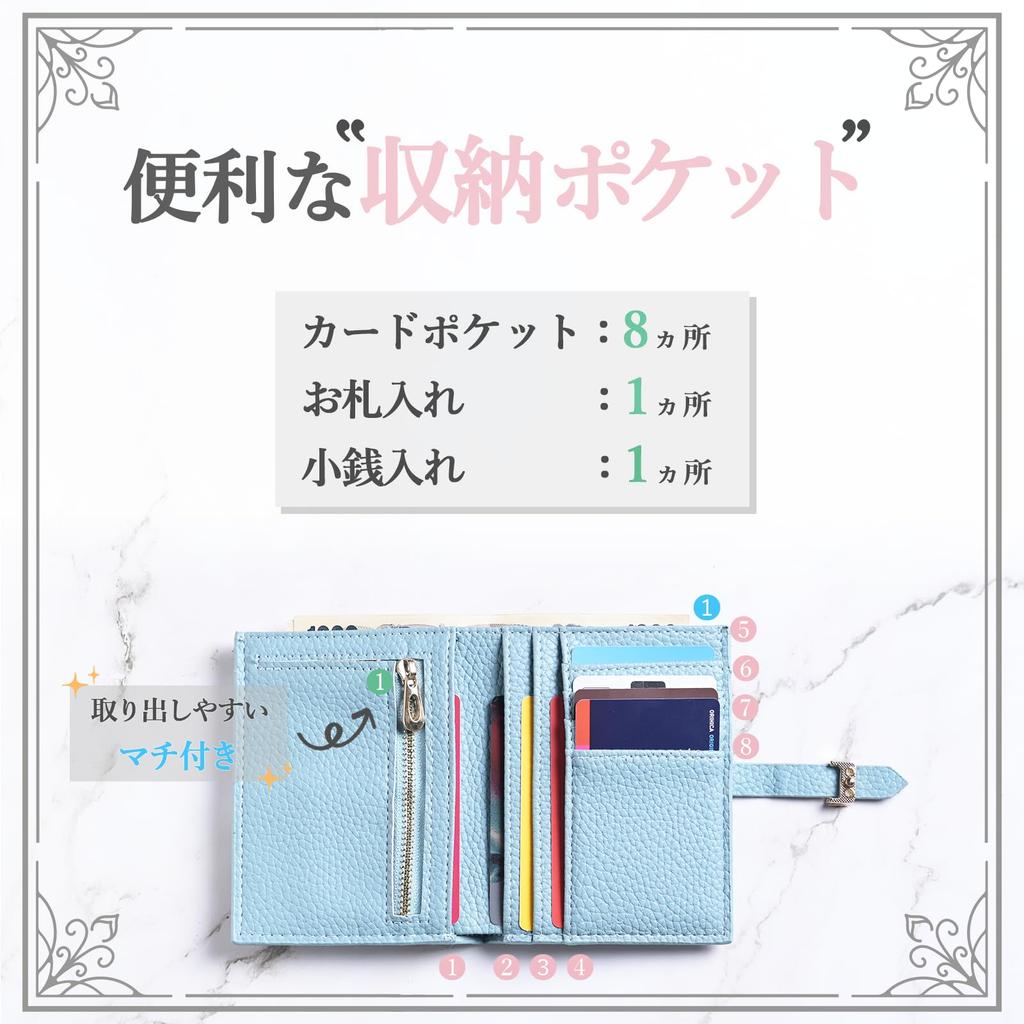 Ambitions Women's Bifold Wallet with Cute Drawstring, Slim, Cute, Large Capacity, Compact (Pink)