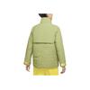 Nike Color Block Stand Collar Multi Pocket Zipper Brand Logo Embroidered Jacket Women Jacket Outdoor-Green DQ6851-334