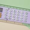 Mini Ruler Calculator 8-digit Measuring Ruler New Straightedge  Students