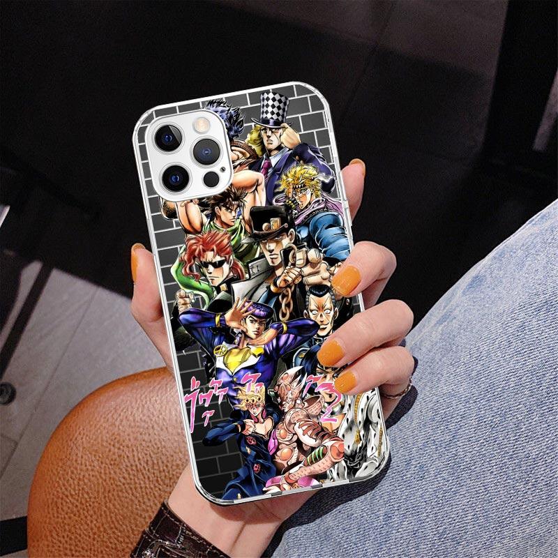 All JoJo's Bizarre Adventure Phone Case For iPhone 17 Air 16 Pro Max 16E 15 + 14 Plus 11 12 13 Mini 7 8 SE Gift Print Cover Fund