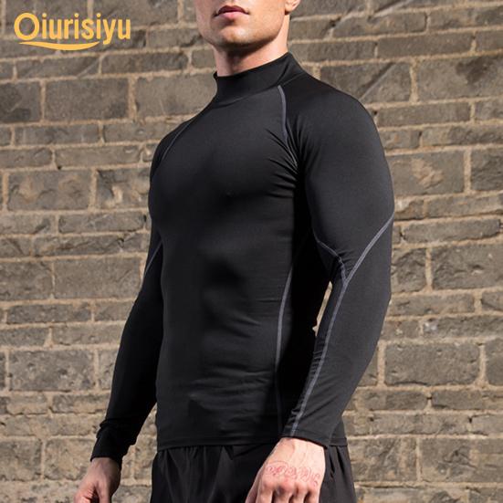 turtleneck workout shirt