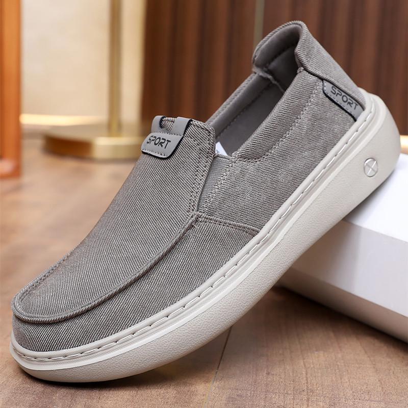 

Мужские дышащие слипоны для повседневной носки - Весна/Осень, Идеально для папы, мужчин среднего и пожилого возраста 40 серый