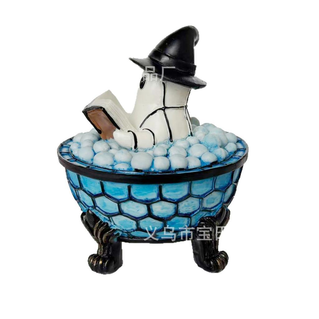 Ghost Bubble Bath Light Ghost Night Light Color Changing Ambient Light Gift Ghost Bath