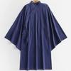 Oversize Men Linen Cardigan Japanese Style Long Bathrobe Yukata Haori Harajuku Samurai Costume Streetwear