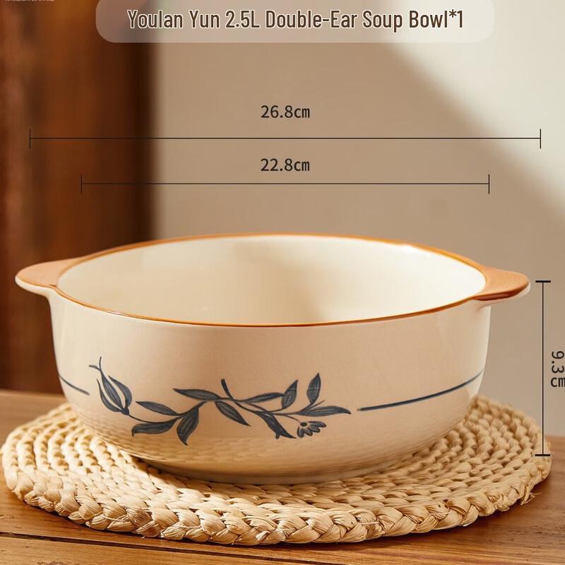 DeOuXingGuang Cartoon Ceramic Soup Bowl