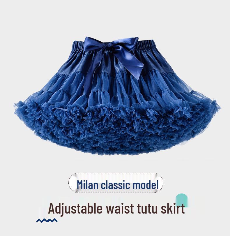 Children's Princess Mesh Tutu Dress - Soft, Puffy, Breathable Skirt for Girls