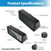 4/6 Externe Sensoren Solar TPMS Reifendruckalarm Wasserdicht Reifendruck Temperaturwarnung Digitales LCD-Display 0~9.9Bar LKW Wohnmobil