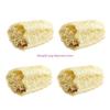  4pack Natural Loofah Rabbit Toy for Mices Pet Encouraging Exploration and Dental Healths Durability Safe