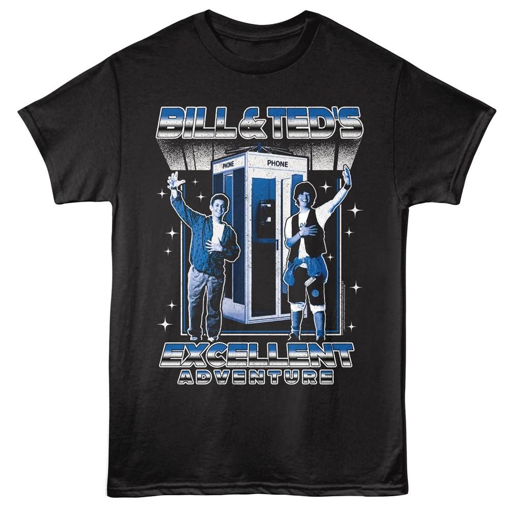 BIll Ted Excellent Adventures in Space Men T Shirt L