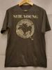 Nachdruck Neil Young 90er Retro-Stil Schwarzes T-Shirt Unisex 100% Baumwolle