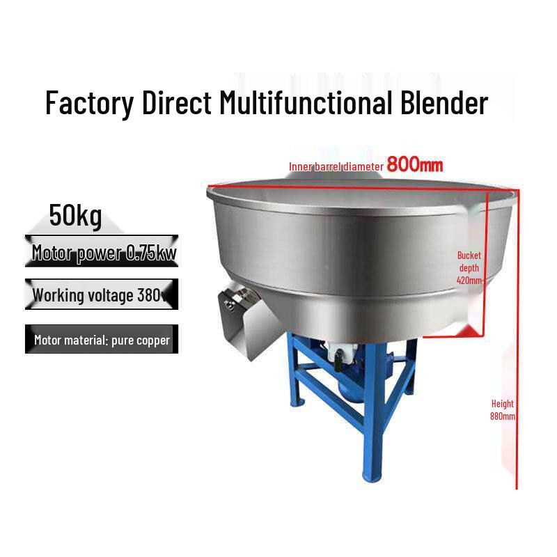 JPHZNB 15kg Stainless Steel Home Feed Mixer