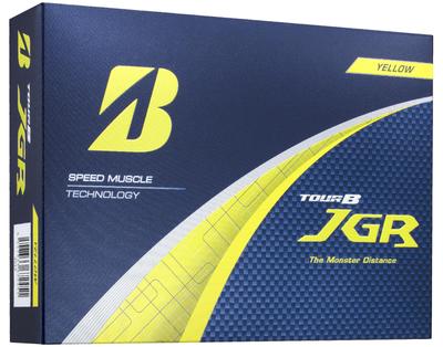 BRIDGESTONE TOUR B JGR Golf 2025 Yellow Balls, Model, 12-Pack, (J5YX)