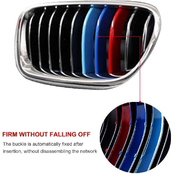 Automotive Grille erts for BMW 5 Series Sedan G30 G31 G38 2017- 520i 530i 540i 550i (Fit Only 9 Beam),Front Grill Accessories