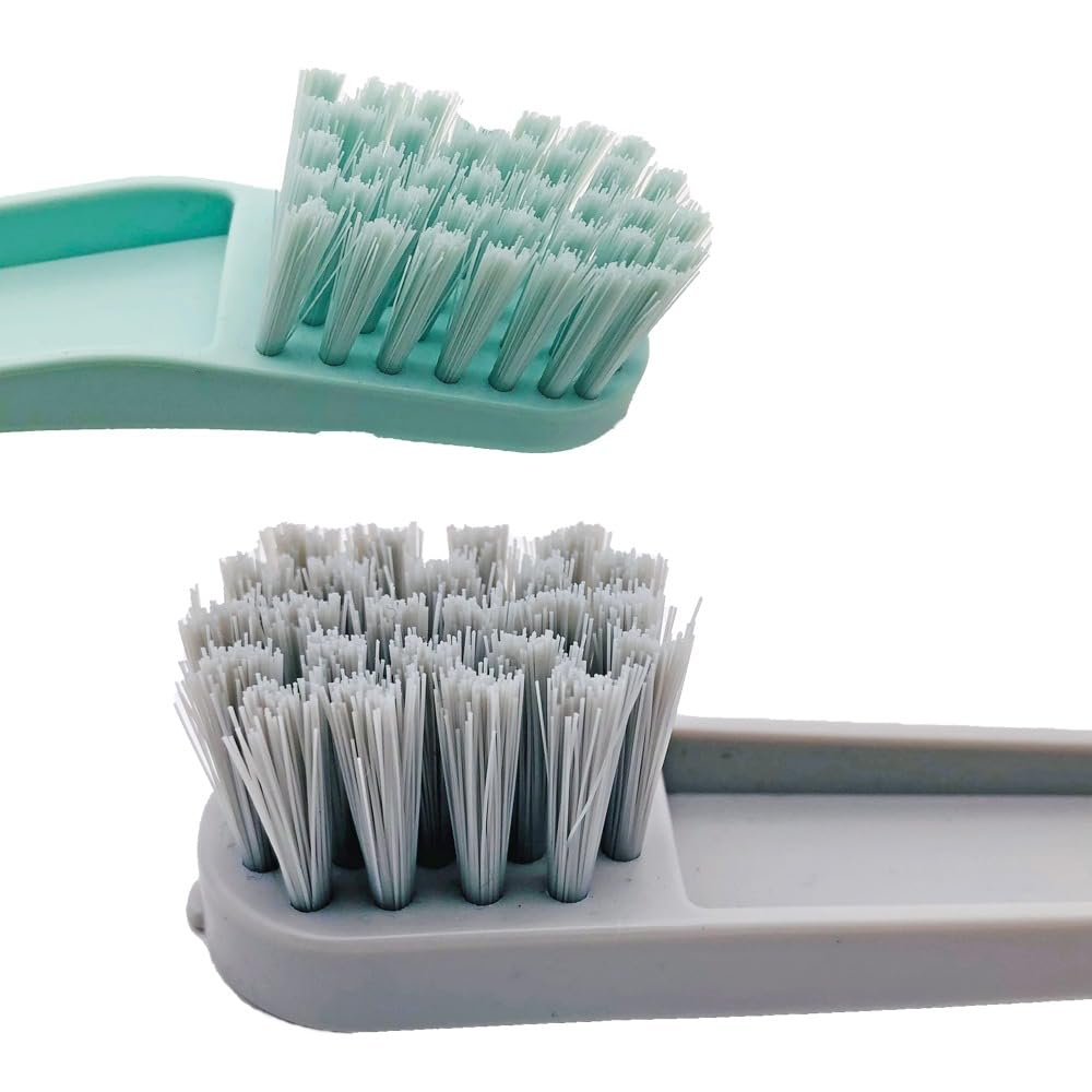 RSINC Hand Nail Scrub Brush Long Handle  Cleaning Brush for  Bathroom Kitchen Sink Washing Shoe Clothes Fingernail Brushes Foot Scrubber | 2PCS