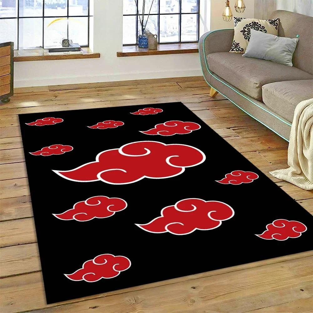 Cartoon 3D Itachi Naruto Japan Anime Area Rug Carpet Living Room Bedroom Sofa Doormat Rug Decoration Kids Non-slip Floor Mat