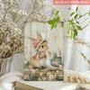 Metal Wall Art Poster Retro Vintage Rabbit Duck Print for Living Room Decor