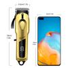 Hatteker Professional Hair Clipper Intelligent Digital Display Beard Trimmer Cordless USB Rechargeable Hair Clipper Kit Barber for Man