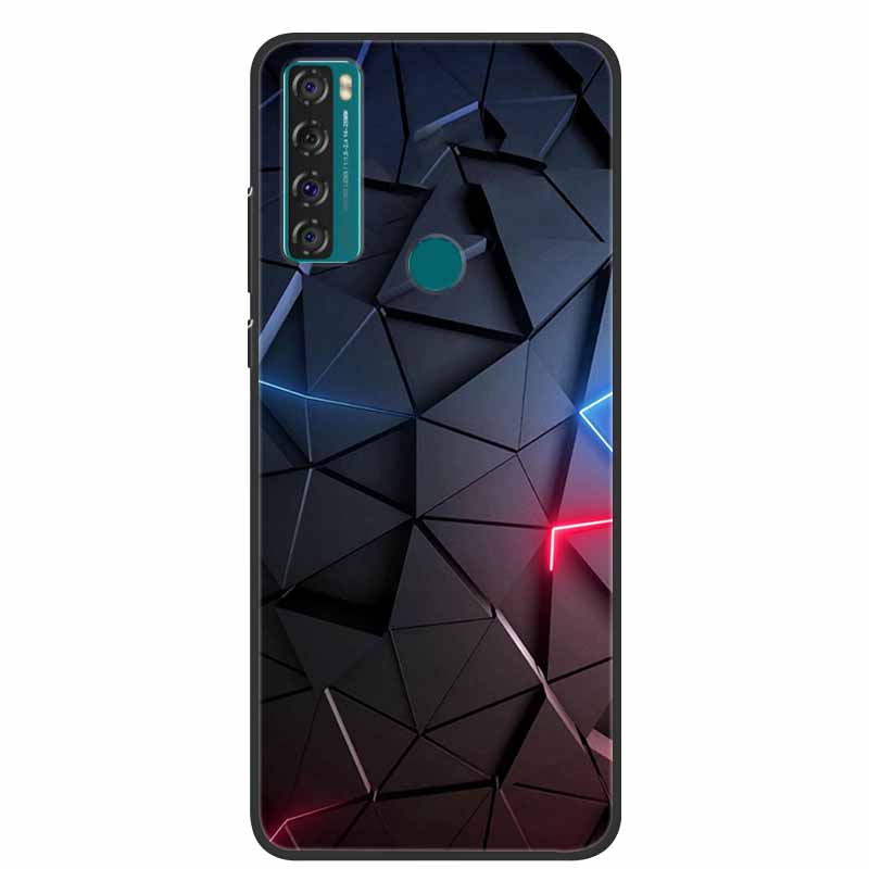For TCL 20SE Case 20L+ 20L 20S Paint Soft TPU Silicone Phone Cover for TCL 20L Case Coque20s 20 s T775H T774H TCL 20 se 20 Plus