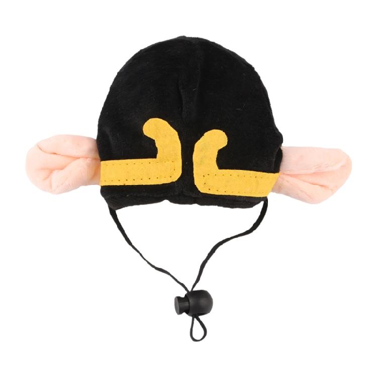 

Pet Cosplay Bajie Hat Funny Character For Dog Cats Rabbits Headwear Breathable Fabric 1