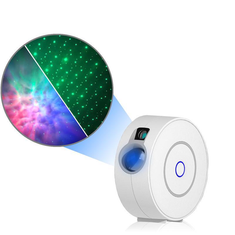 WiFi Laser Starry Night Light: LED Sky Projection Lamp with Tuya Smart App Control.