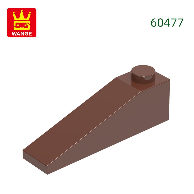 92Pcs/lot Slope 18°4x1 Roof Block Moc Hue Accessories Works With 60477 Brick DIY Children's Plaything Assembly Components