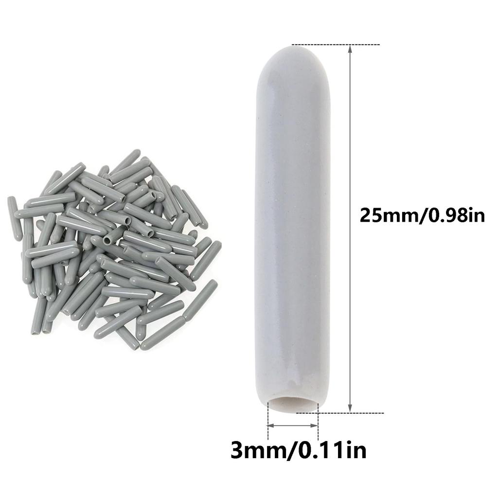 100Pcs Protective Dishwasher Rack Cap Tip Tine Cover Wire Thread Protector Round End Cap For Kitchen Gasket Hardware Sealing