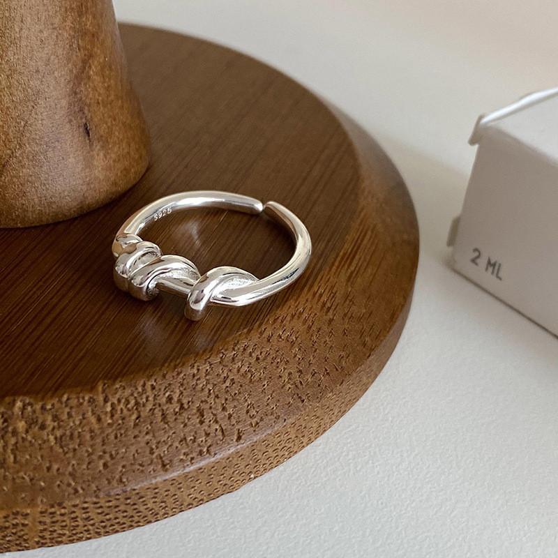 

Copper Stylish Adjustable Geometric Wrap Ring For Women Modern Minimalist Design