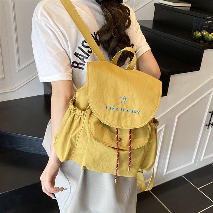 Backpack Ladies Large Capacity Backpack Leisure College Style School Bag Commuter Travel Backpack